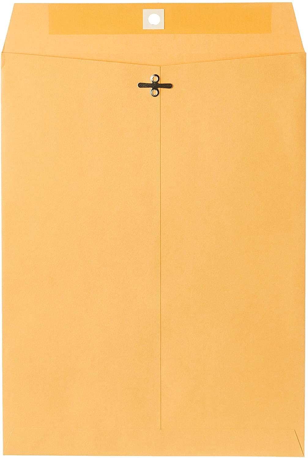 Mead Envelopes, 9" x 12", Clasp Closure, Brown Kraft All-PLrpose 24-lb Paper Mailing Envelopes, 20 Count (76020)