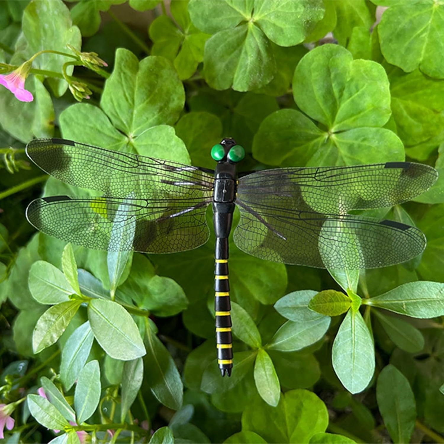 2026 New 40 Pcs Dragon Fly Clips for Bugs Repellent, 3D Artificial Dragonfly Hat Clip, Dragonfly Garden Decor (10PCS)