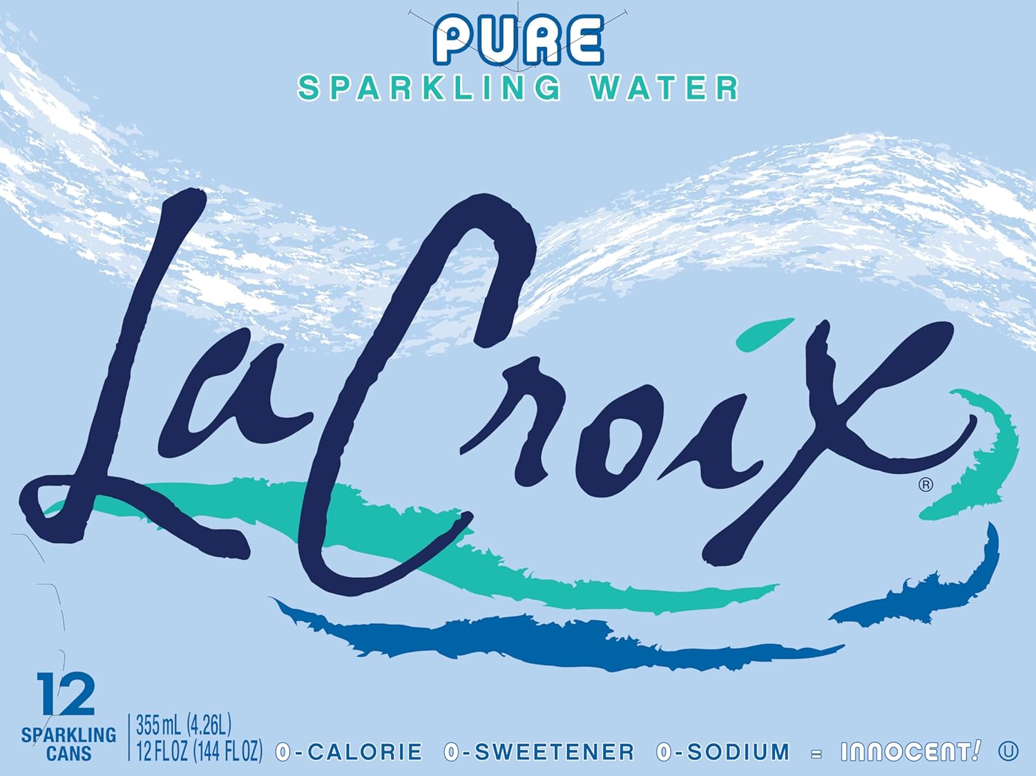 La Croix Sparkling Water, PLre, 12 Fl Oz (pack of 12)