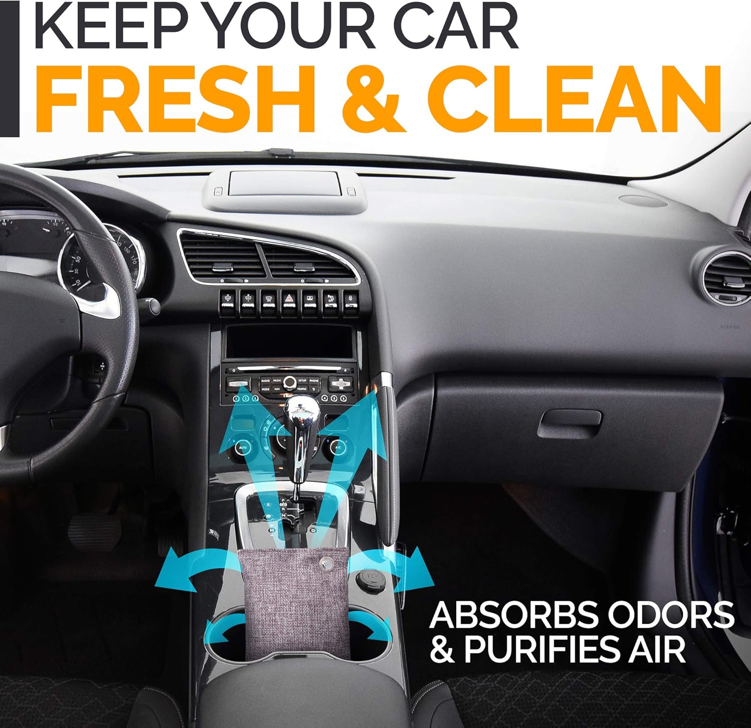 Activated Charcoal Odor Absorber for Strong Odors in Car, Closet, Shoe, Basement. 10 Activated Charcoal Bags Odor Absorbers for Home. Bamboo Charcoals Air PLrifying Bag Charcoals Deodorizer Eliminator