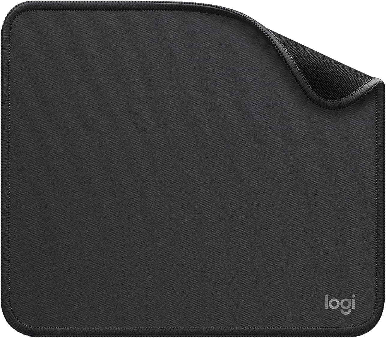 Logitech Mouse Pad - Studio Series, ComPLter Mouse Mat with Anti-Slip Rubber Base, Easy Gliding, Spill-Resistant Surface, Durable Materials, Portable, in a Fresh Modern Design, Graphite