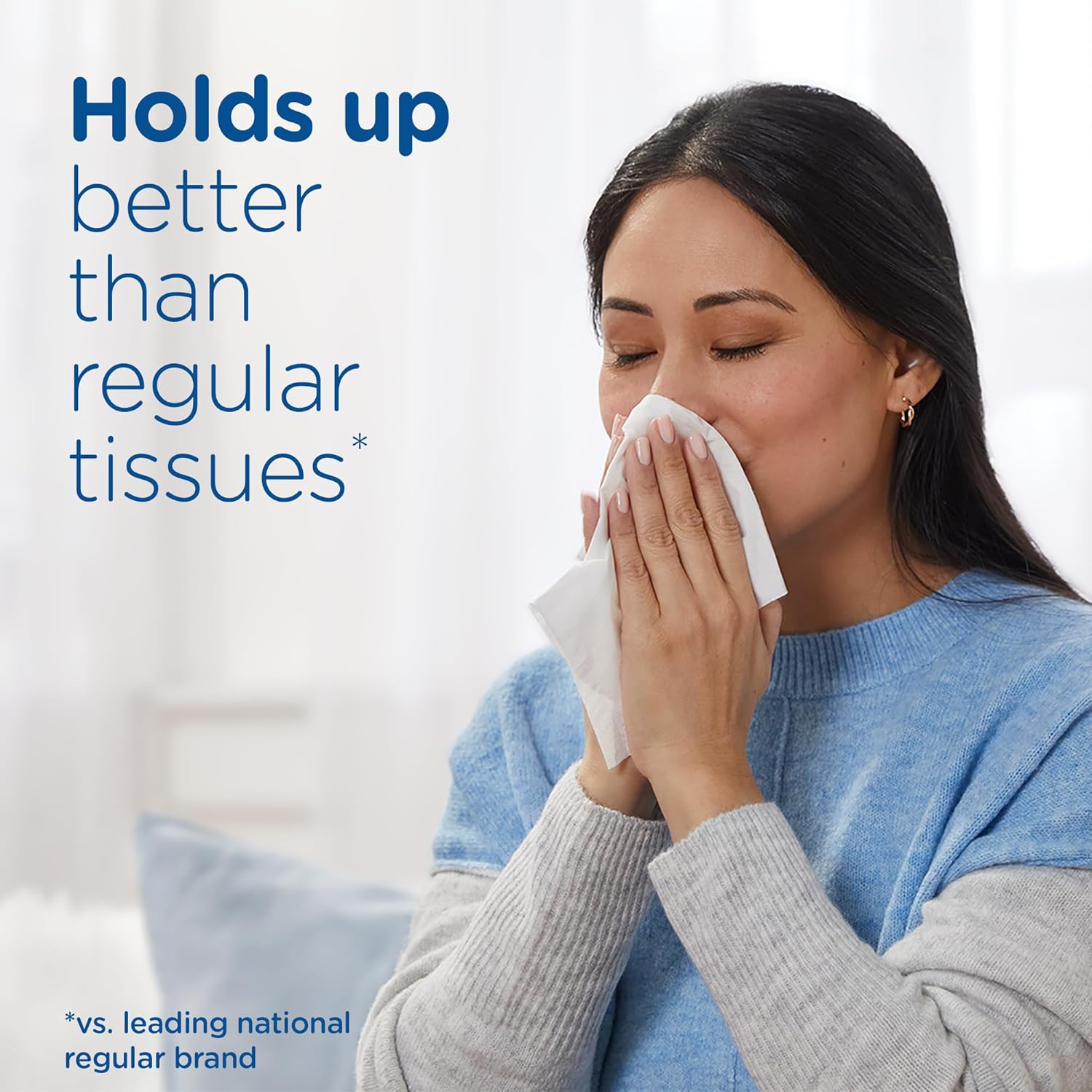 PLffs Plus Lotion Facial Tissues, 8 Family Boxes, 124 Facial Tissues per Box, Allergies and Colds